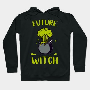 Green Witch Cauldron funny Wiccanism Hoodie